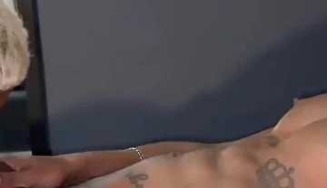 Tatted Papi Top Older Big Dick Fucks Big Ass Bottom Bareback