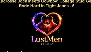 English Audio Gay Sex Story - Lacrosse Jock Meets Cowboy College Stud Gets Rode Hard in Tight Jeans - Part 5