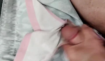Cum in Stepsis Pantys I Found on the Bathroom Floor