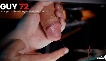 72 - Guy with Huge Uncut Hammer Gets Tied Down to My Milking Table and Drained