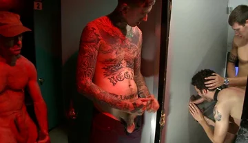 Hot Sex Shop Crook Fucked in the Back Arcade