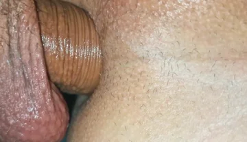 The Femboy Bitch Pestered the Stepfather at Night in Bed and Got Fucked Without a Condom Until He Came.
