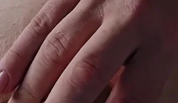 Chubby White Daddy Tries Vibrating Dildo