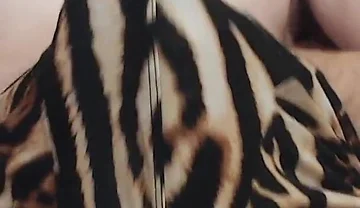 Hot Man Jerks off His Big Cock in Sexy Briefs with Ocelot Print, He Is Pulls It Out Dick and Ejaculates Thick Sperm