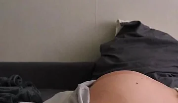 Morning Routine. Step Daddy Imagines Fucking Hard and Cumming Deep in Step Daughter Tight Wet Pussy