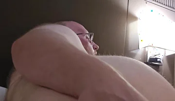 Fucking My Ass with a Bottle in a Hotel