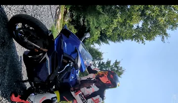 On My Sport Bike