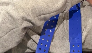 Strapped Face Down Assplay on Twink