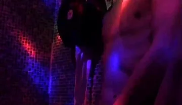 Solo Jerking at Club Toilet