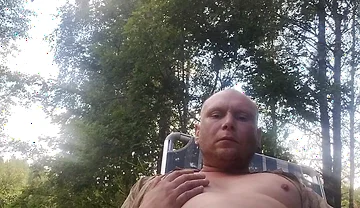 Risky Outdoor Masturbation.