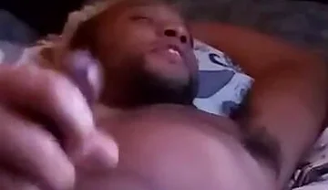 Kenniejai Jerks off for the Neighbor Huge Cumshot