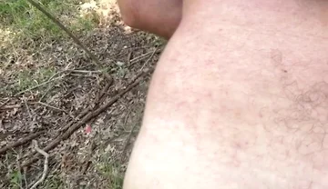 Cruising Straight Guy Gets Bent Over a Tree