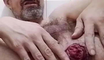 Step Daddy Loves to Push Out His Sexy Prolapse