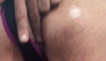 Playing Alone at Home, Finger My Ass and Handjob