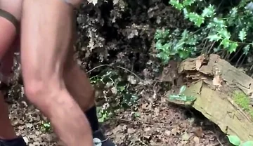 Daddies Exploring the Woods