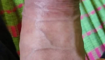 Man Massaging His Dick