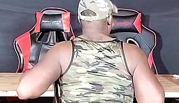 Military Slut Destroying Bussy with Giant Dongs