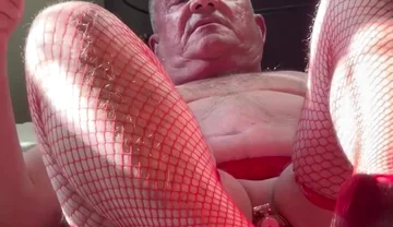 Stepdaddy in Stepmommy's Lingerie Begging for His Boy