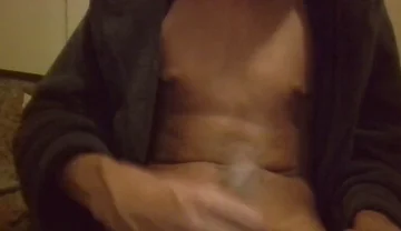 Watch Me Cum on the Toilet While I Hide