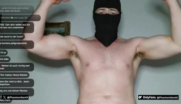 Soldier in Uniform Edgt Himself Live and Makes You Cum