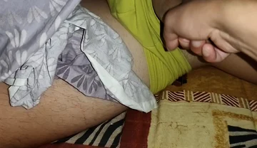 Horny Twink Jerks off His Hot Stepdaddy's Dick