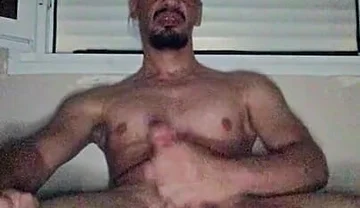 A Stud Strokes His Big Cock