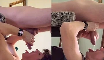 2 Cock Milking Cumshots