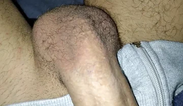 Bastard Empties Semen From His Big Cock Under the Sheets, Suck Please!!