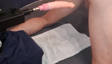 Extreme Hot Twink Doggystyle Gets His Ass Destroyed by Fuckmachine Orgasm