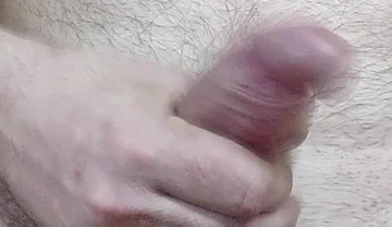 Big White Cock Jerking While Watching Porn Watch Till End for Creamy Cumshot