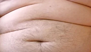 Fat Hairy Chub Masturbating Out Publicly on Cam