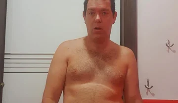 All Naked in Bathroom