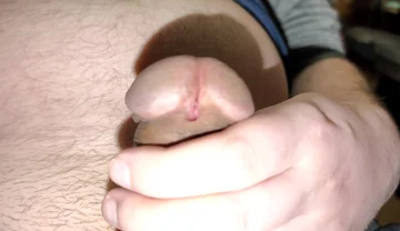 Real Close-up of a Mushroom Dick