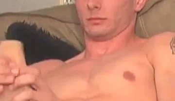 Tyson: Muscular 20-year-old with Big Dick Cums Twice