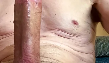 Edging That Sloppy Cock to Another Growling Cumshot