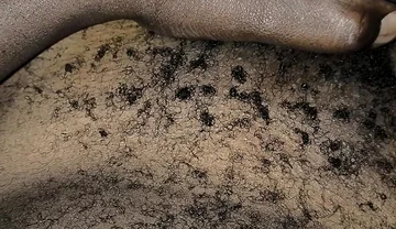 Late Night Horny Hairy African Male Stroking Dick and Releases Loads of Cum After the Lady Didn't Show up for Sex