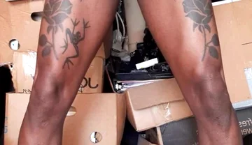 Superior Cumshot in Garage