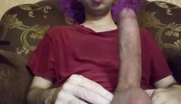Boy with Huge Cock. Solo Masturbation