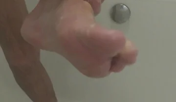 Washing My Feet for My Foot Worshippers