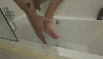 Washing My Feet for My Foot Worshippers