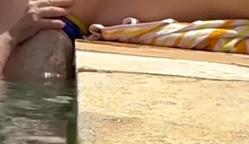Some Fun by the Pool While the Wife Is Away
