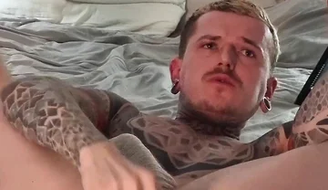 Selffuck with a Huge Dildo