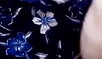 Striking Sisna While Wearing Her Stepsister's Floral Pants and White Panties