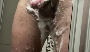 1-) Turkish Bathroom Shower and Big Ejaculation.foot:)