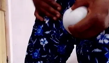 Striking Sisna While Wearing Her Stepsister's Floral Pants and White Panties