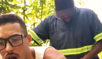 Workers Eating Colleague's Ass and Cumming in His Mouth