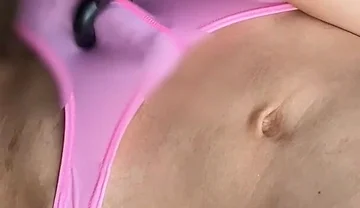 A Japanese Man Cums Just From a Massage Gun Through His Bikini Briefs. It Feels so Good He Moans Nonstop...!!