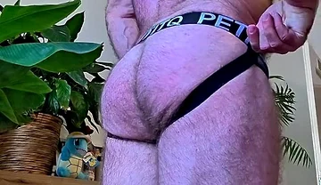 Verbal Bear Tries on Jockstrap