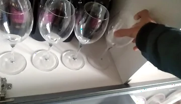 Cumshot on Cup From Horny Guy and Huge Hard Cock