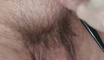 Thick British Bush Got the Full 9 Yards - Barbershop Style